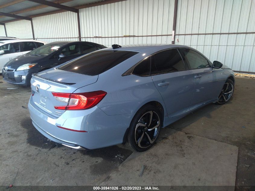 2022 HONDA ACCORD HYBRID SPORT VIN: 1HGCV3F24NA045017