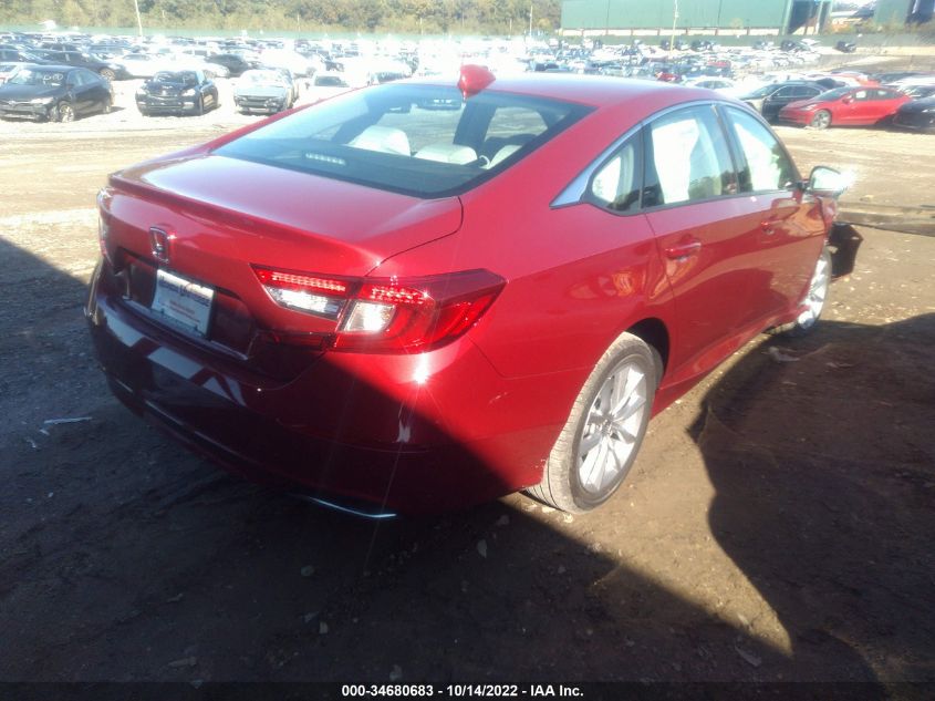 2022 HONDA ACCORD SEDAN LX VIN: 1HGCV1F13NA077548