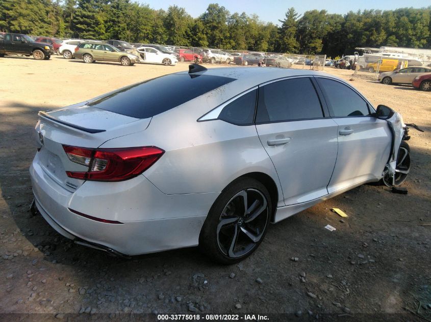 2021 HONDA ACCORD SEDAN SPORT SE VIN: 1HGCV1F43MA000865