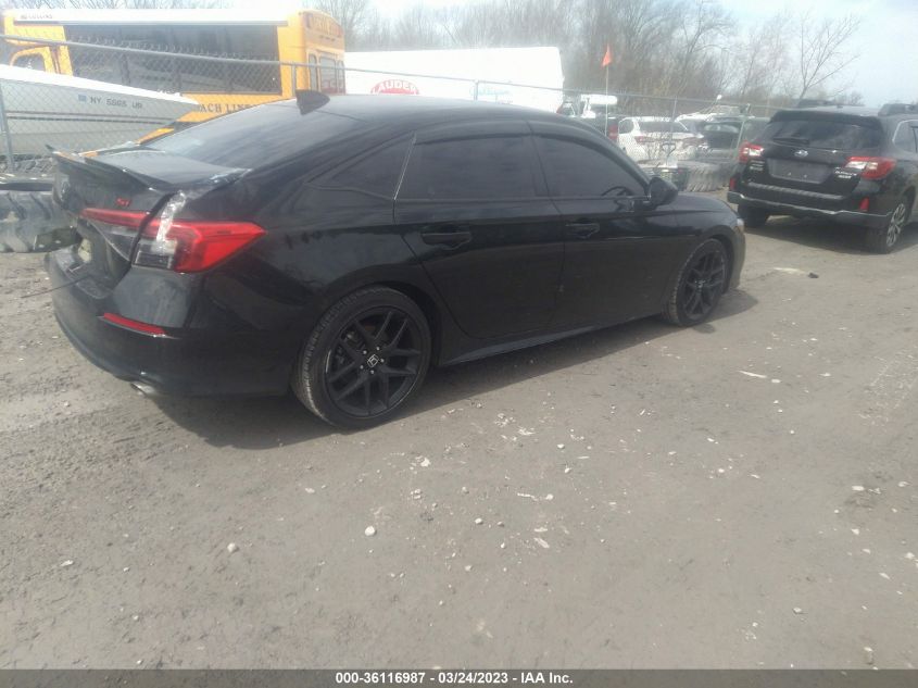 2022 HONDA CIVIC SI VIN: 2HGFE1E57NH474389