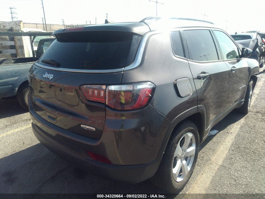 2021 JEEP COMPASS LATITUDE VIN: 3C4NJCBBXMT505927
