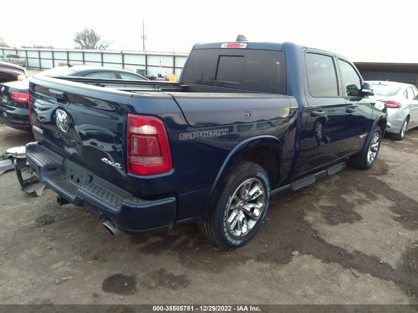 2020 RAM 1500 LARAMIE VIN: 1C6SRFJT4LN358162