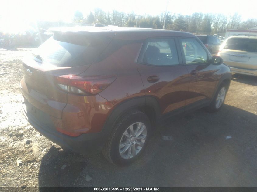 2021 CHEVROLET TRAILBLAZER LS VIN: KL79MMS2XMB098379