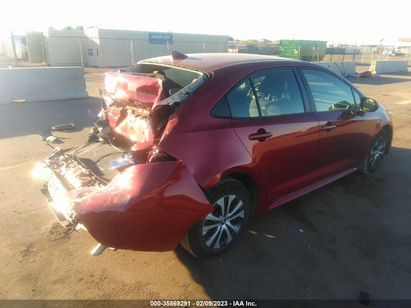 2022 TOYOTA COROLLA HYBRID LE VIN: JTDEAMDEXNJ046517