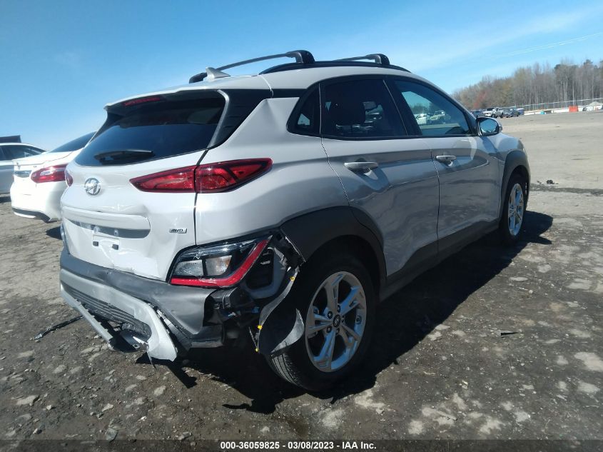 2022 HYUNDAI KONA SEL VIN: KM8K6CAB3NU918927