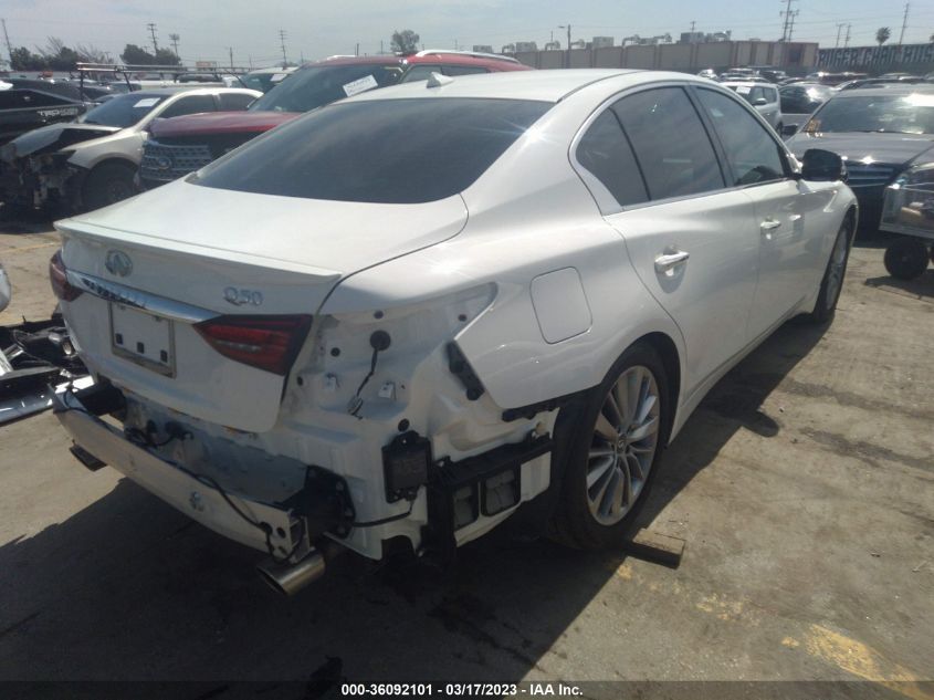 2022 INFINITI Q50 LUXE VIN: JN1EV7BP9NM310211