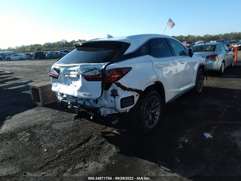 2022 LEXUS RX RX 350 F SPORT APPEARANCE VIN: 2T2SZMDA1NC314404