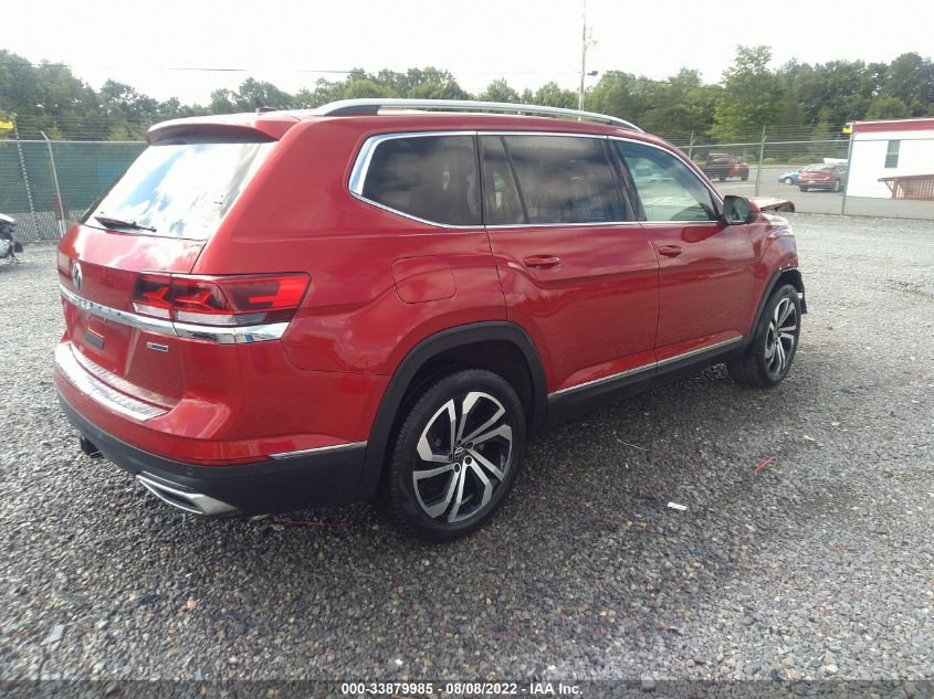 2021 VOLKSWAGEN ATLAS 3.6L V6 SEL PREMIUM VIN: 1V2TR2CA6MC540278
