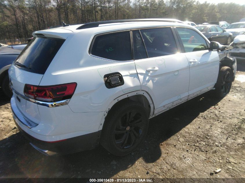 2022 VOLKSWAGEN ATLAS 2.0T SE W/TECHNOLOGY VIN: 1V2JP2CA8NC521083