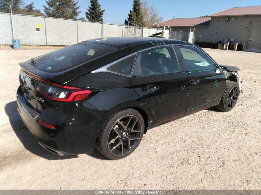 2022 HONDA CIVIC HATCHBACK SPORT TOURING VIN: 19XFL1H82NE001294