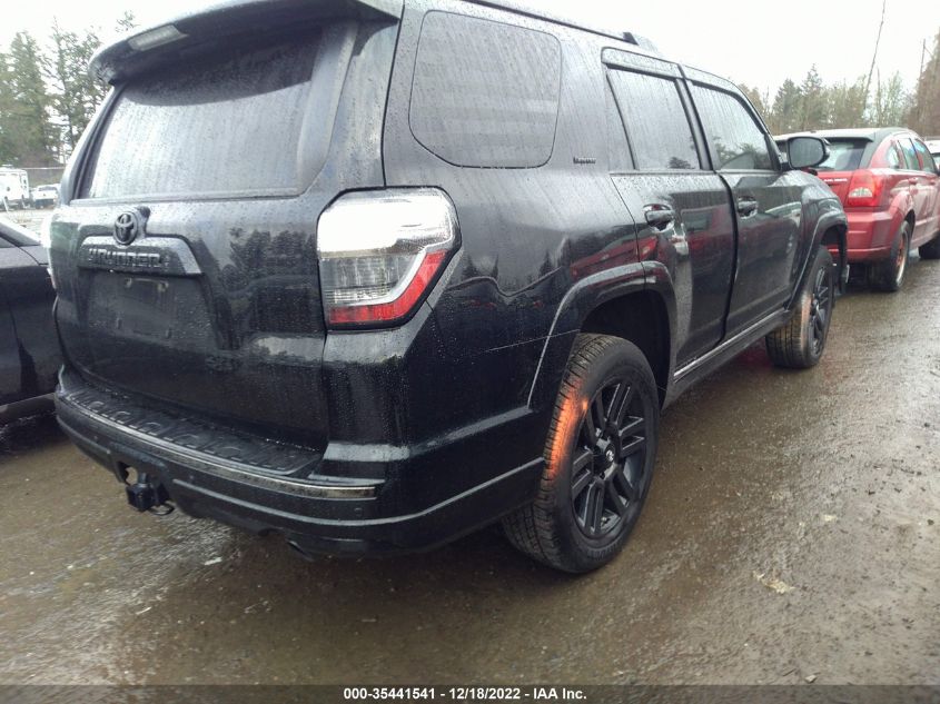 2021 TOYOTA 4RUNNER NIGHTSHADE VIN: JTEJU5JRXM5890773