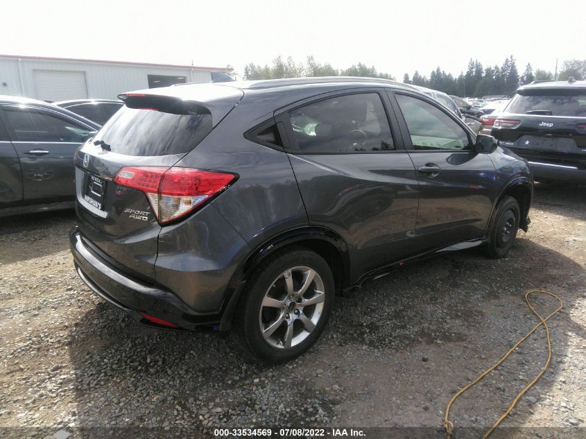 2021 HONDA HR-V SPORT VIN: 3CZRU6H10MM749521