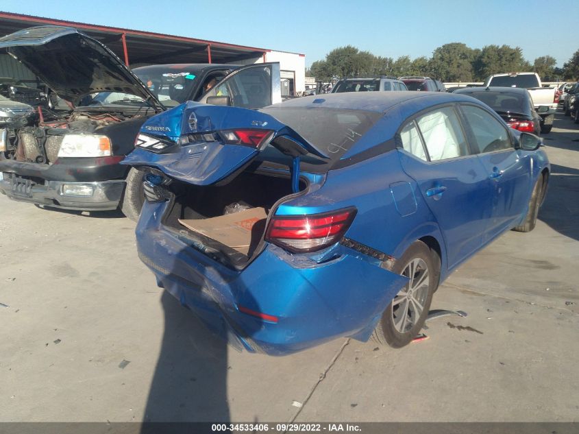 2022 NISSAN SENTRA SV VIN: 3N1AB8CV5NY206726