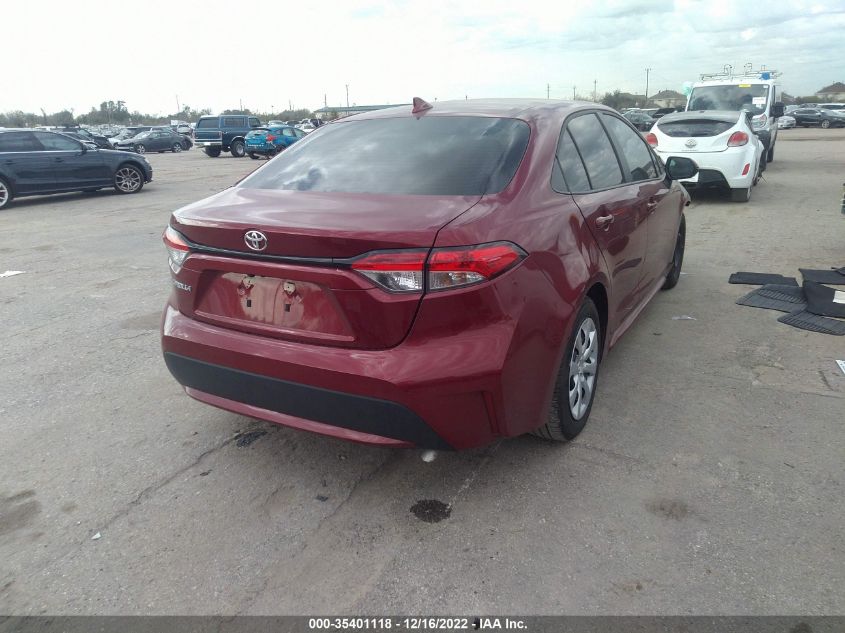 2022 TOYOTA COROLLA LE VIN: 5YFEPMAE2NP324051