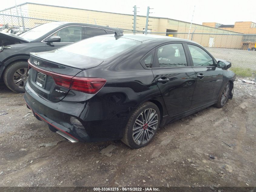 2022 KIA FORTE GT VIN: 3KPF44AC9NE429537