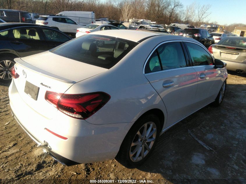 2020 MERCEDES-BENZ A-CLASS A 220 VIN: WDD3G4FB3LW037222