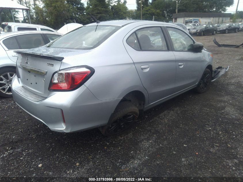 2022 MITSUBISHI MIRAGE G4 ES/LE/BLACK EDITION VIN: ML32FUFJ4NHF08257