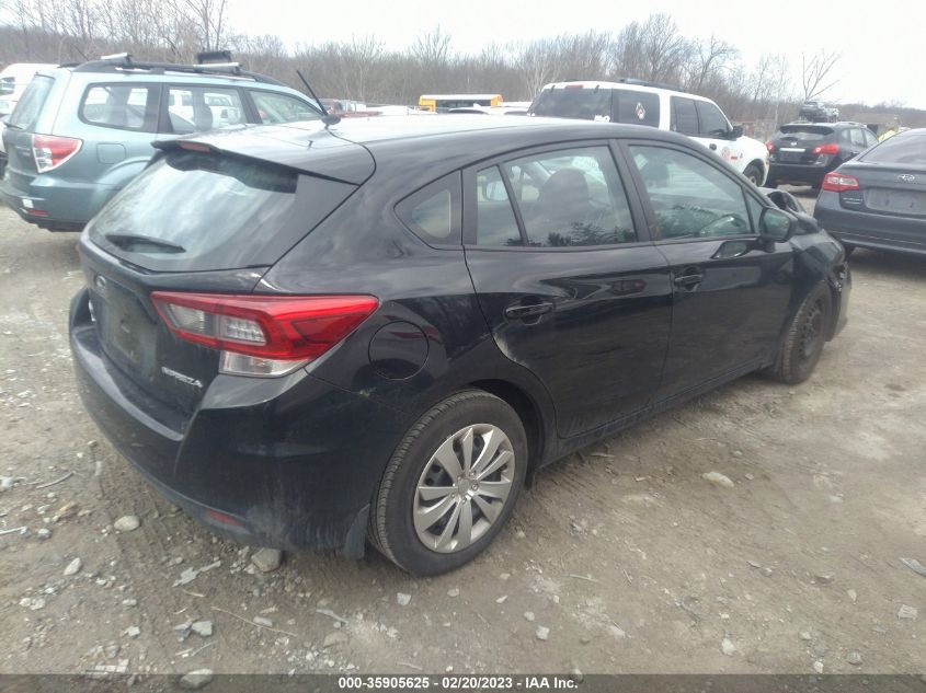 2022 SUBARU IMPREZA VIN: 4S3GTAB69N3722618