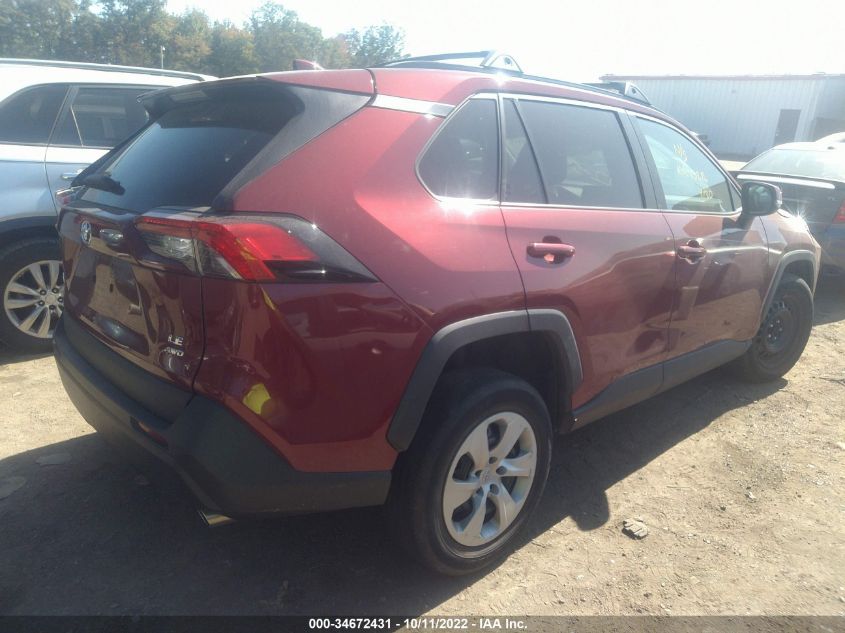 2020 TOYOTA RAV4 LE VIN: 2T3G1RFV0LW103003