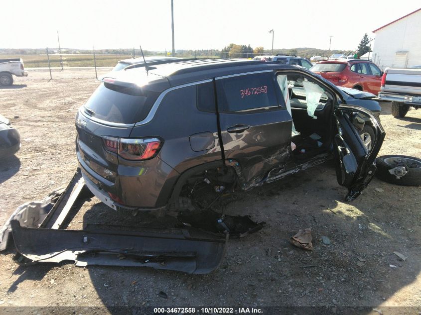 2022 JEEP COMPASS LATITUDE VIN: 3C4NJCBBXNT104072