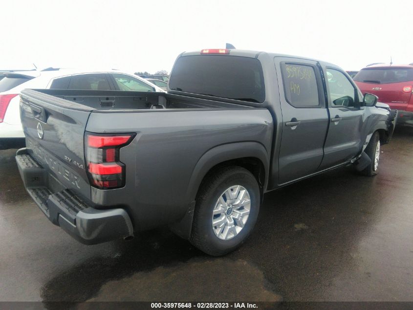 2022 NISSAN FRONTIER SV VIN: 1N6ED1EK6NN691360