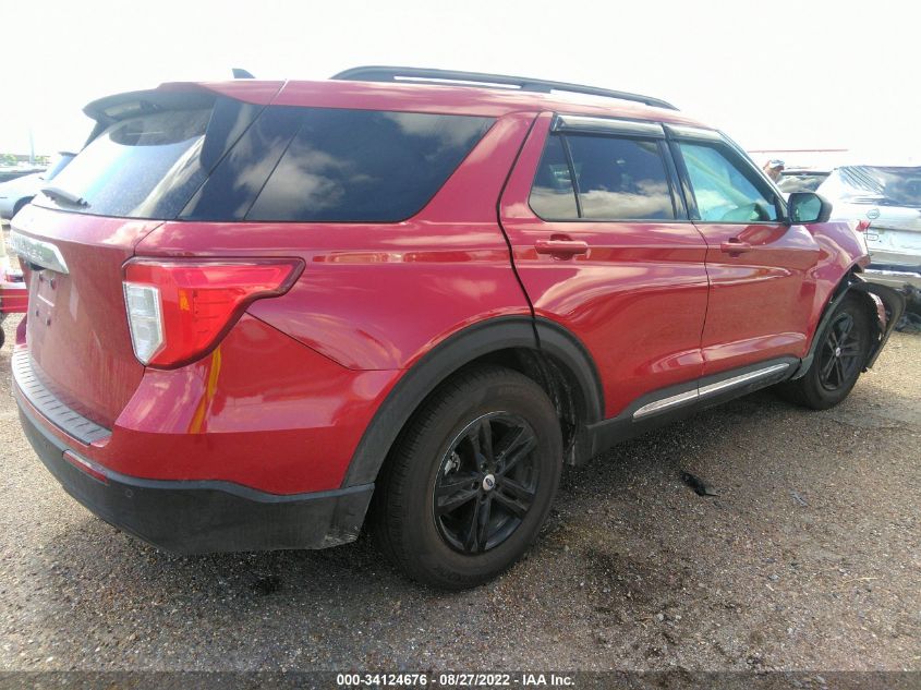 2022 FORD EXPLORER XLT VIN: 1FMSK7DH7NGA75817