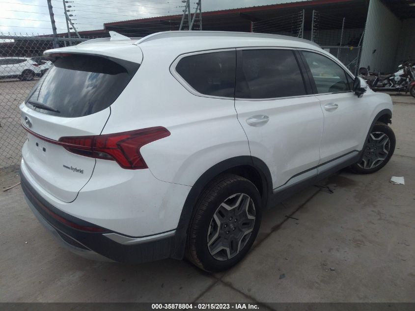 2022 HYUNDAI SANTA FE HYBRID LIMITED VIN: KM8S5DA14NU031272