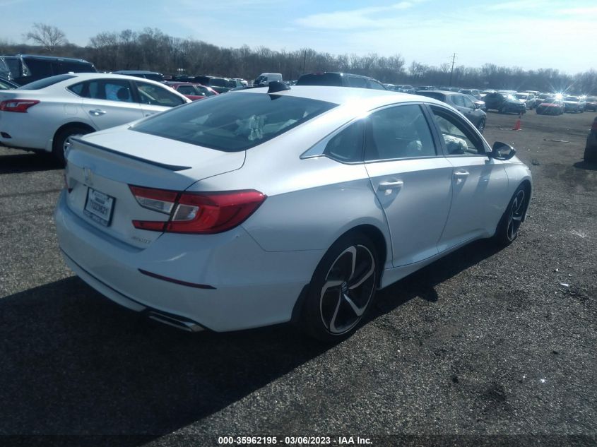 2022 HONDA ACCORD SEDAN SPORT VIN: 1HGCV1F30NA119238