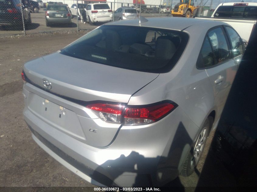 2022 TOYOTA COROLLA LE VIN: 5YFEPMAE8NP299706