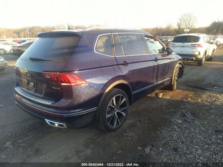 2022 VOLKSWAGEN TIGUAN SEL R-LINE VIN: 3VV4B7AX8NM057763