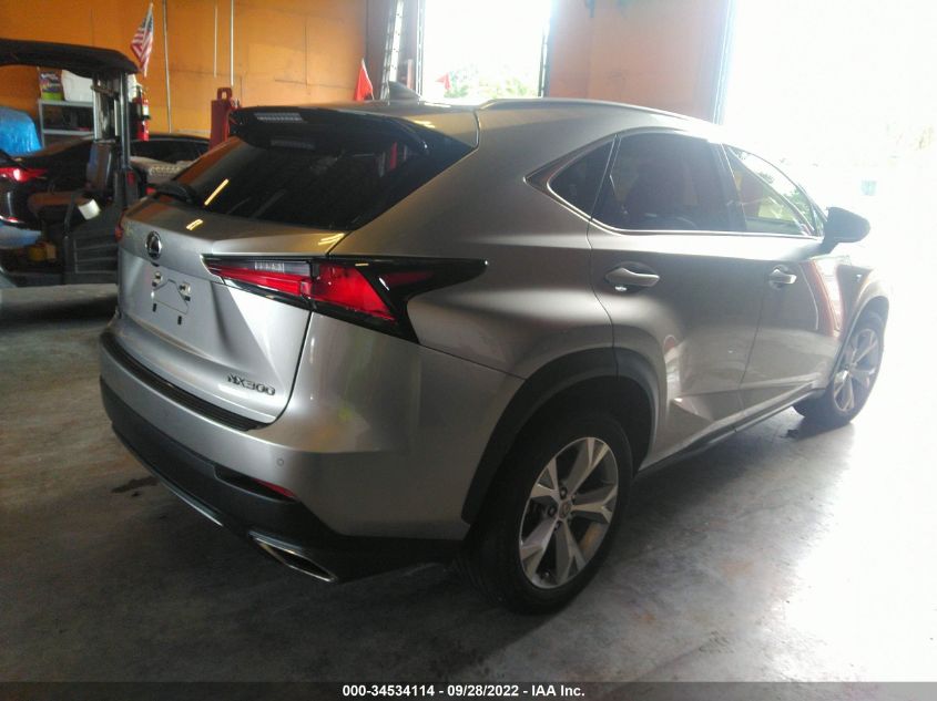 2020 LEXUS NX NX 300 F SPORT VIN: JTJSARBZ7L5005738