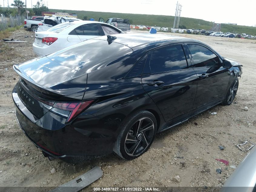 2022 HYUNDAI ELANTRA N LINE VIN: KMHLR4AF9NU239975