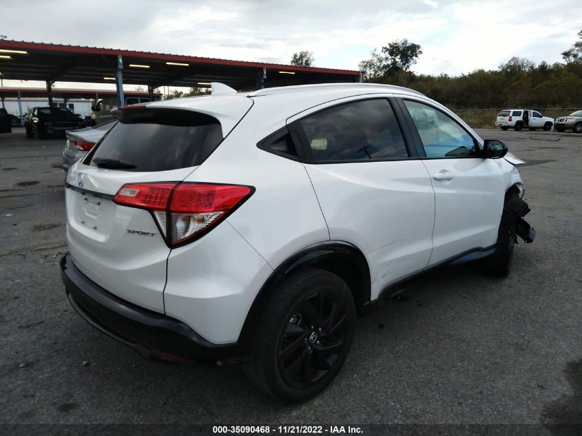2021 HONDA HR-V SPORT VIN: 3CZRU5H19MM712865