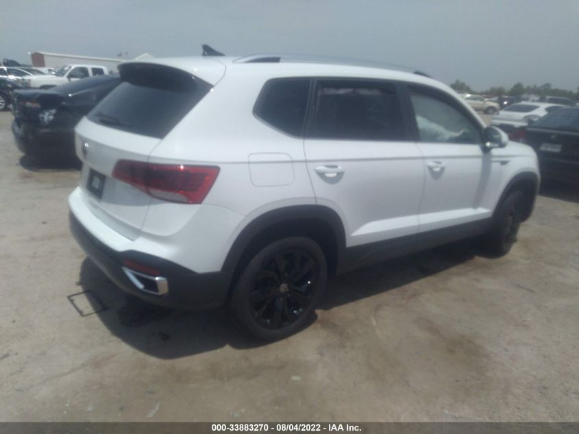 2022 VOLKSWAGEN TAOS SE VIN: 3VVTX7B22NM018098