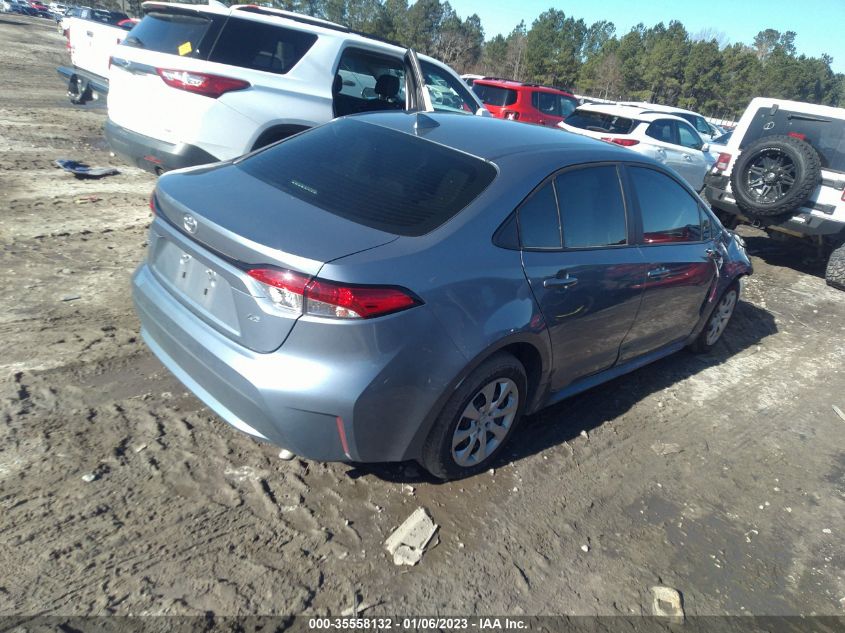 2022 TOYOTA COROLLA LE VIN: 5YFEPMAE3NP304018