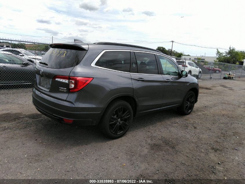 2021 HONDA PILOT SPECIAL EDITION VIN: 5FNYF6H24MB039028