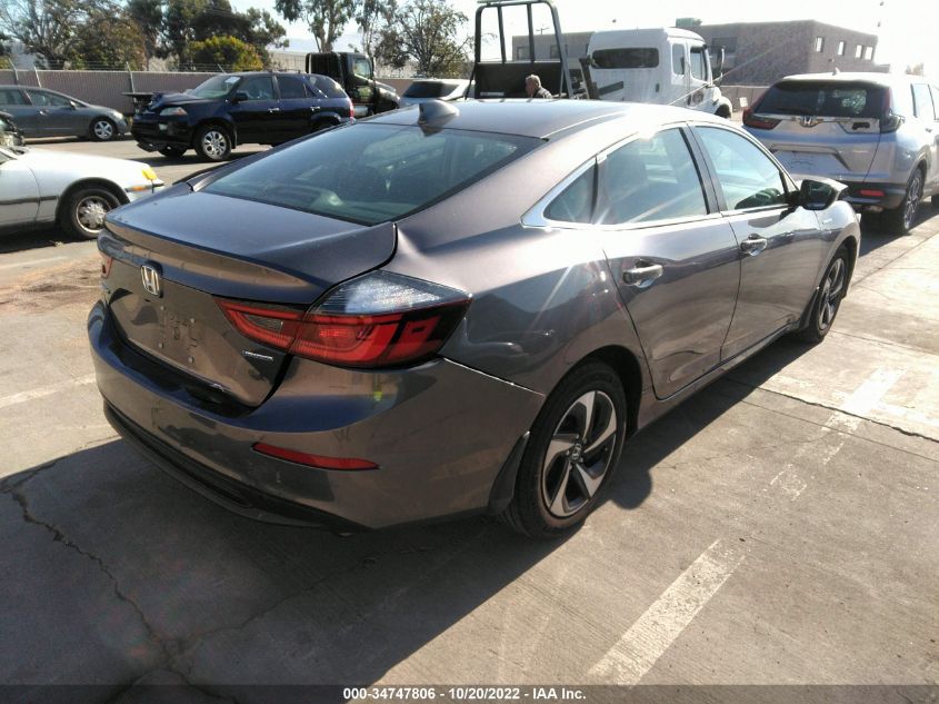 2022 HONDA INSIGHT EX VIN: 19XZE4F53NE009857