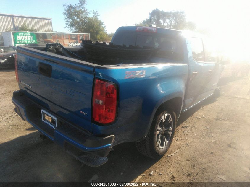 2022 CHEVROLET COLORADO 4WD Z71 VIN: 1GCGTDEN5N1182054