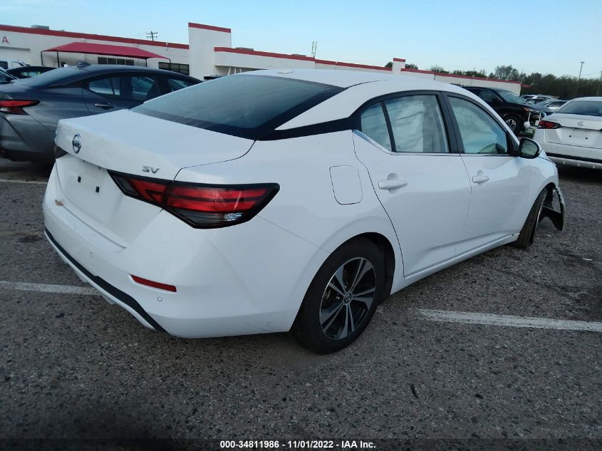 2021 NISSAN SENTRA SV VIN: 3N1AB8CV1MY224705