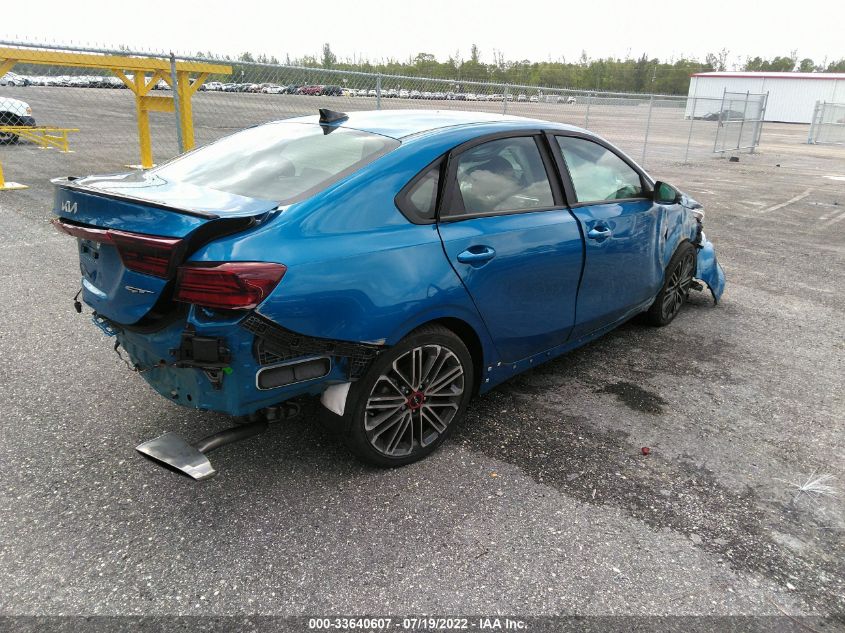 2022 KIA FORTE GT VIN: 3KPF44AC0NE476181