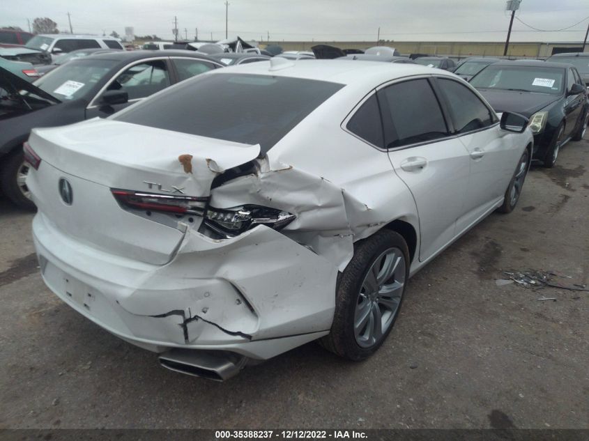 2021 ACURA TLX W/TECHNOLOGY PACKAGE VIN: 19UUB5F4XMA008093