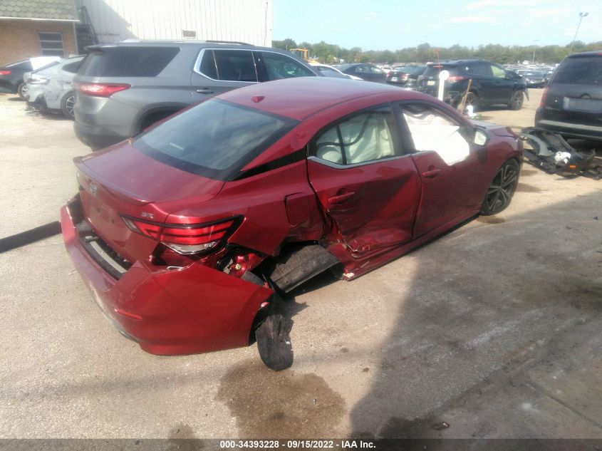2022 NISSAN SENTRA SR VIN: 3N1AB8DV8NY284545