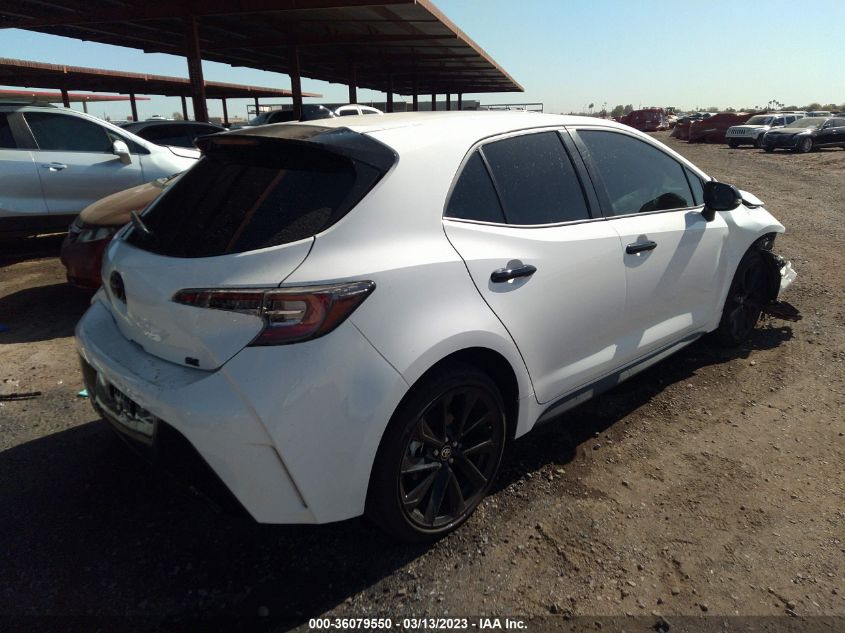 2022 TOYOTA COROLLA HATCHBACK SE/NIGHTSHADE/XSE VIN: JTND4MBE2N3186390