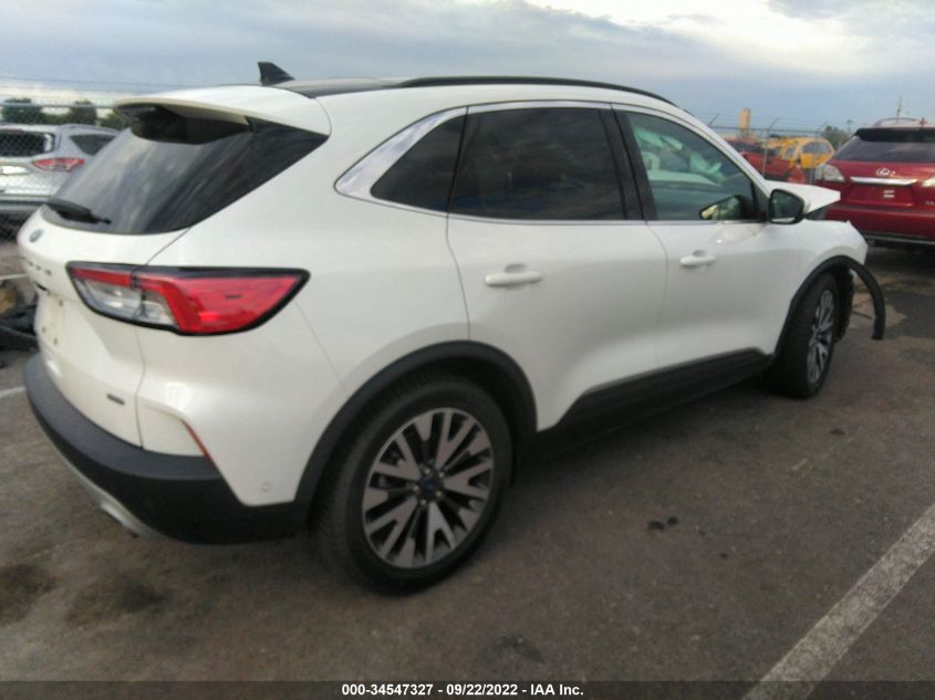 2020 FORD ESCAPE TITANIUM HYBRID VIN: 1FMCU0DZ5LUA39606