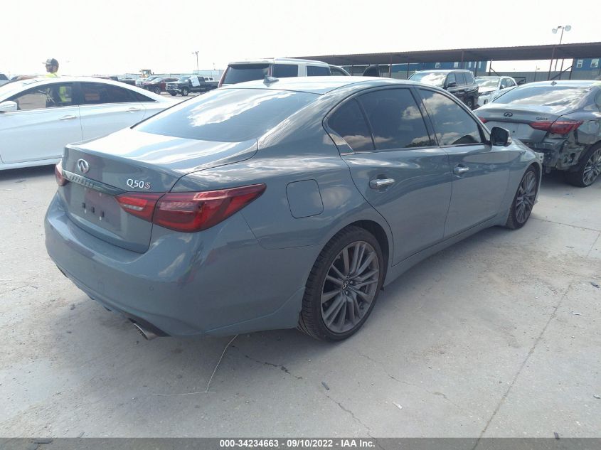 2021 INFINITI Q50 RED SPORT 400 VIN: JN1FV7DP2MM850242