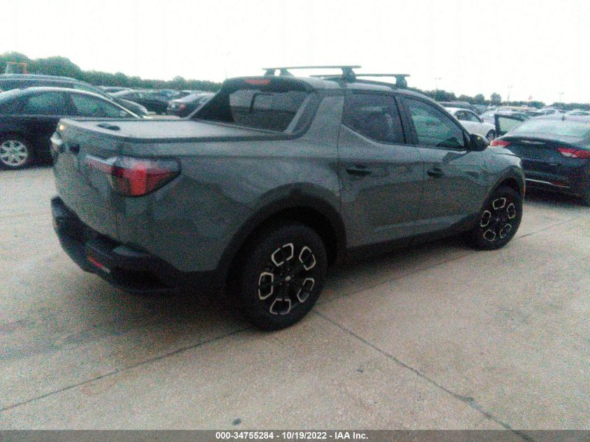 2022 HYUNDAI SANTA CRUZ SEL VIN: 5NTJCDAE7NH025907