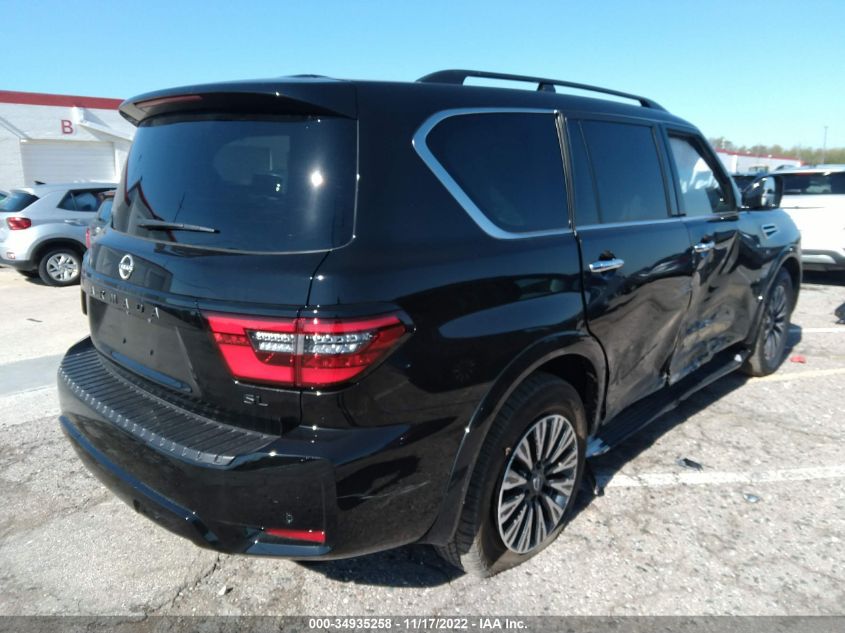 2022 NISSAN ARMADA SL VIN: JN8AY2BB1N9814415