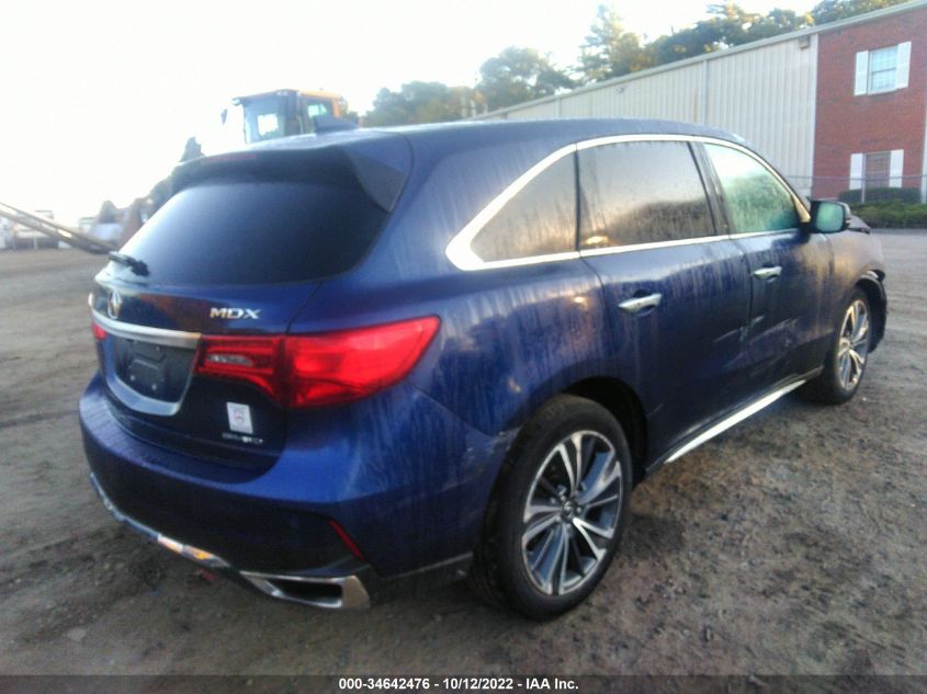 2020 ACURA MDX W/TECHNOLOGY PKG VIN: 5J8YD4H52LL029017