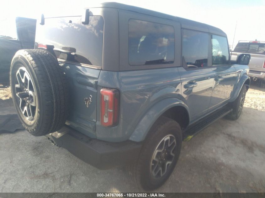 2022 FORD BRONCO BASE/BIG BEND VIN: 1FMDE5BH0NLB48833