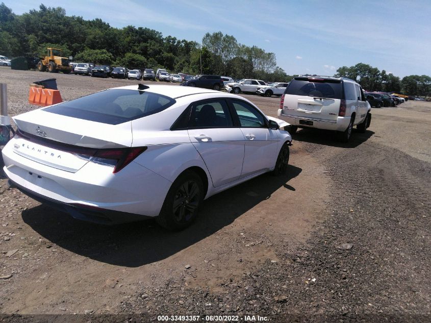 2022 HYUNDAI ELANTRA SEL VIN: 5NPLS4AG9NH055180